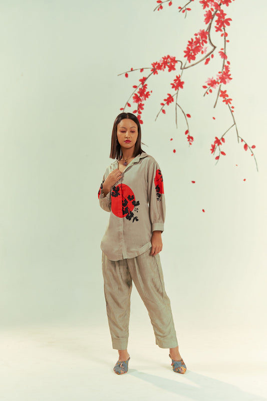 Yugen Bloom Shirt With Pants Co-ord Set