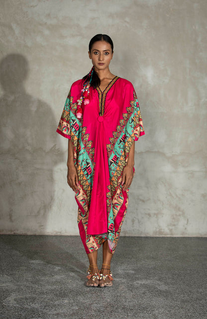 Imara Knotted Kaftan Dress