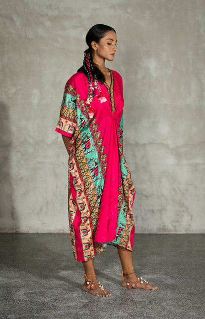 Imara Knotted Kaftan Dress