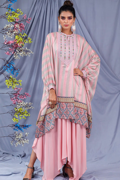 Dogwood Pink Kaftaan Set