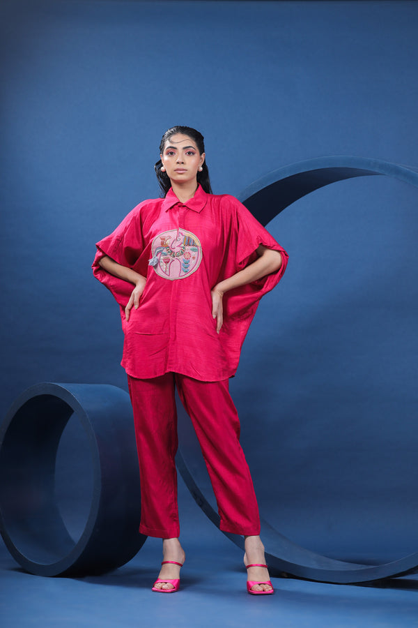 Dala Horse Fuchsia Co-ord Set